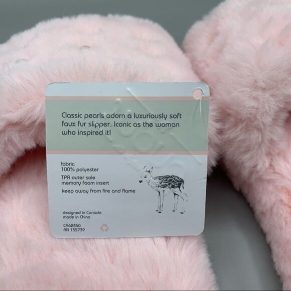 Pudus Audrey Pearl Memory Foam Slippers - Picture 4 of 7